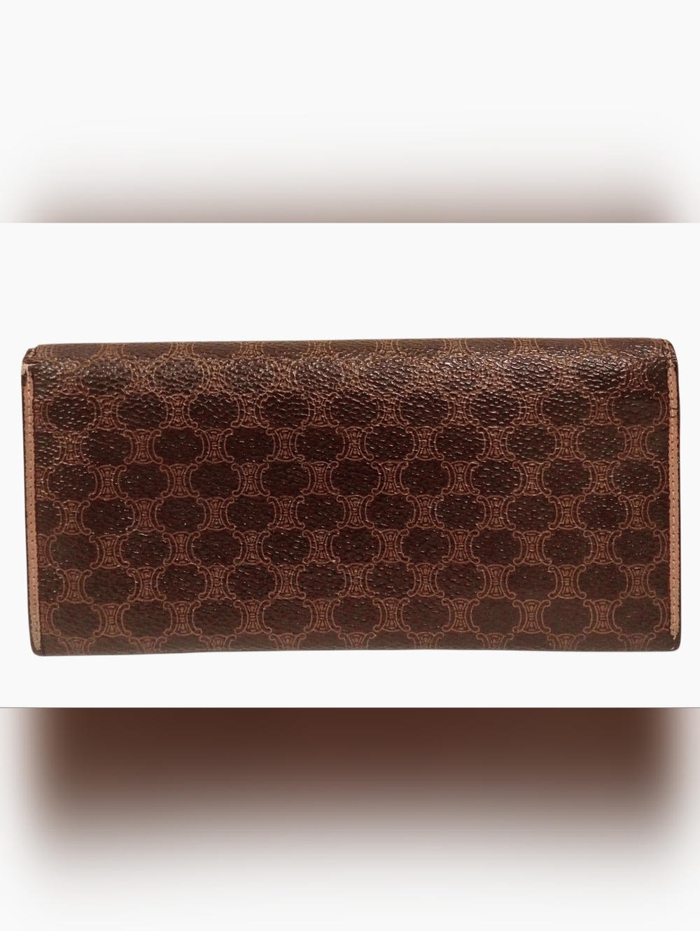 Celine Macadam Vintage Long Leather Wallet - Picture 3 of 15